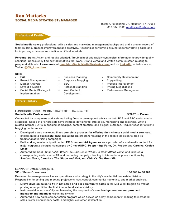 Resume for management consulting jobs